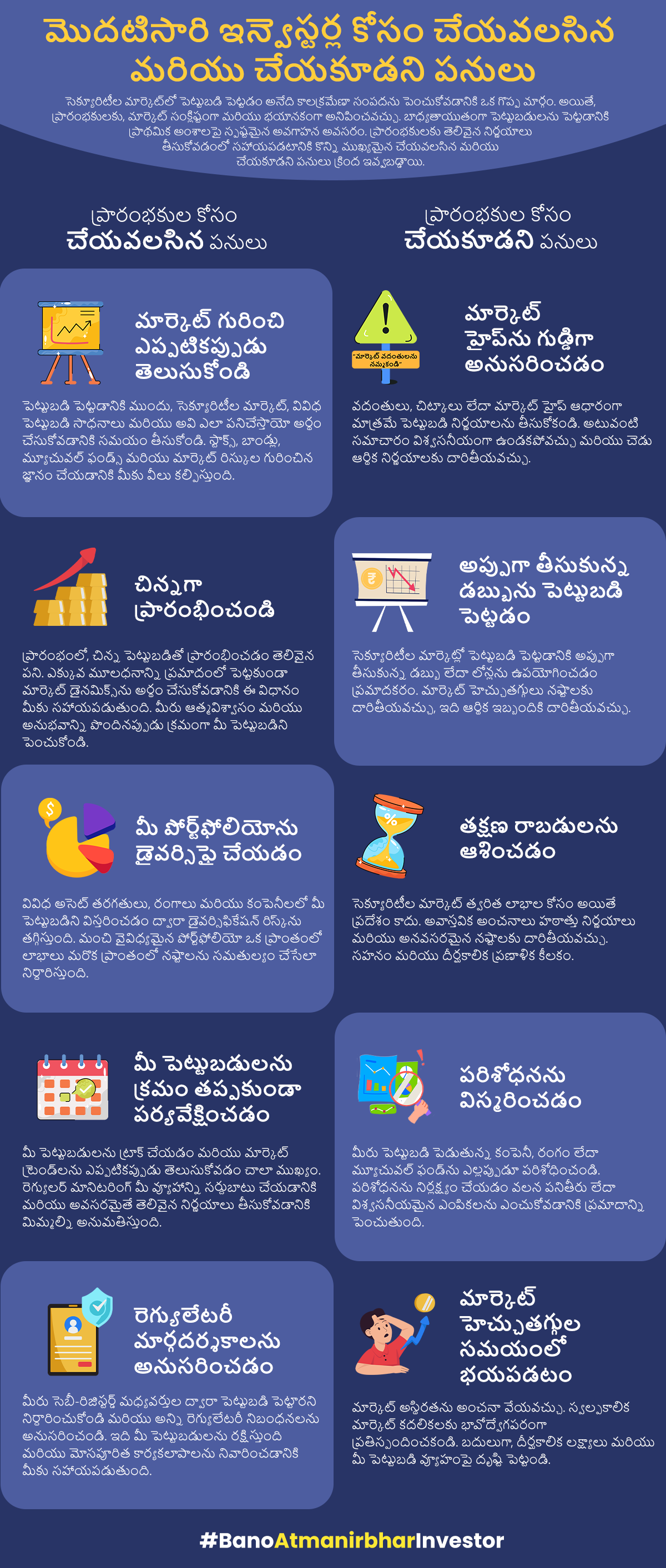 Investor Do'S And Don'Ts Guidelines
